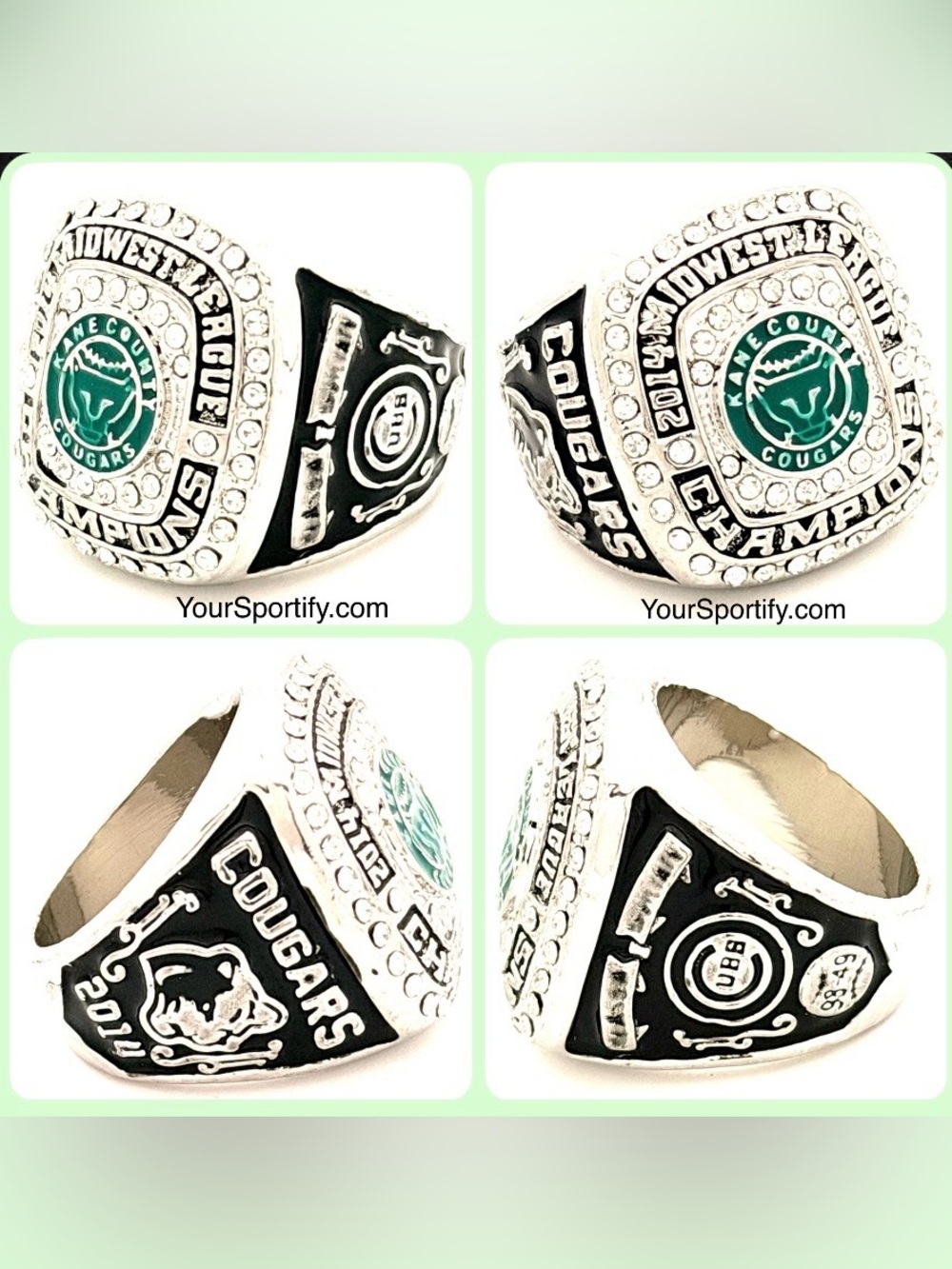 MLB / 2014 Kane County Cougars Midwest League Championship Ring